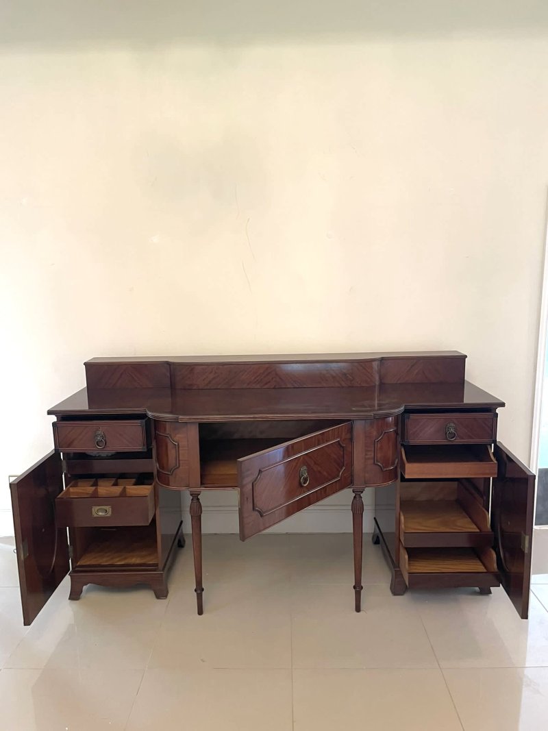 Outstanding Quality Antique Edwardian Mahogany Sideboard by Goodall of Manchester - Image 2